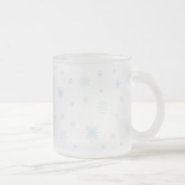 Mattierte Schneeflocke-Tasse Mattglastasse