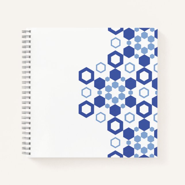 Mattierte Symmetrie Notizbuch (Vorderseite)