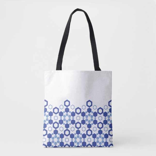 Mattierte Symmetrie Tote Bag Tasche (Vorderseite)