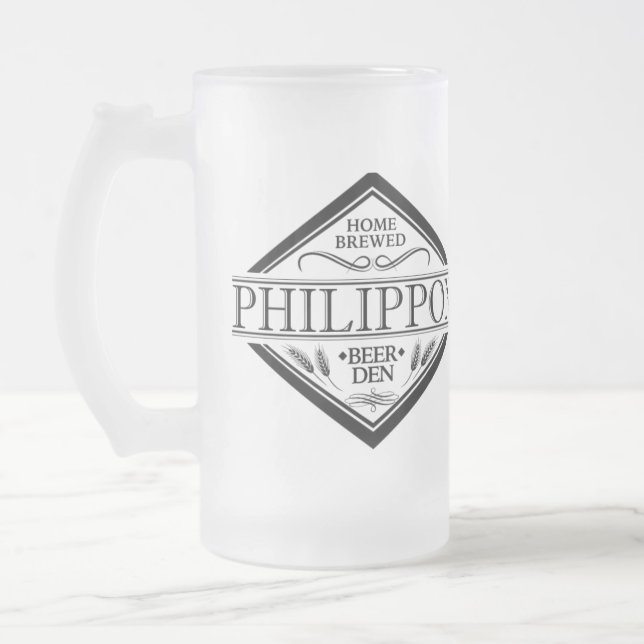 Mattierte Tasse (Links)