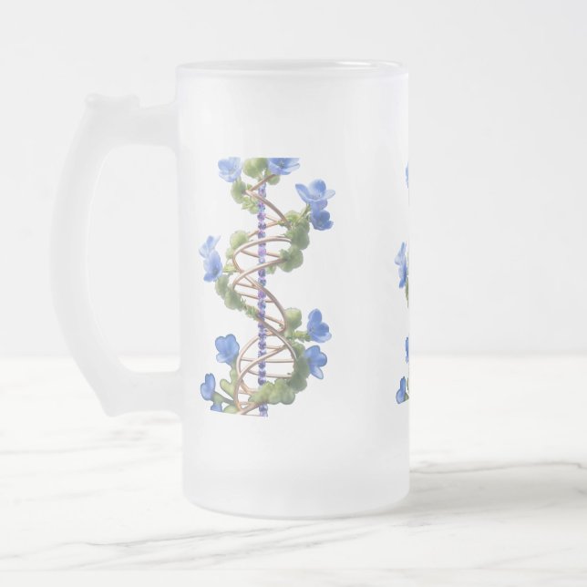 Mattierte Tasse 16 oz - blühende Branchen (Links)