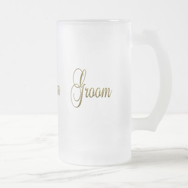 Mattierte Tasse aus Glas (Rechts)