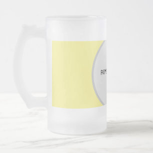 Mattierte Tasse aus Glas, 16 oz