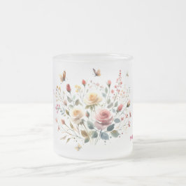 Mattierte Tasse aus Glas MEIN SCHÖNSTE PLATZ Var01