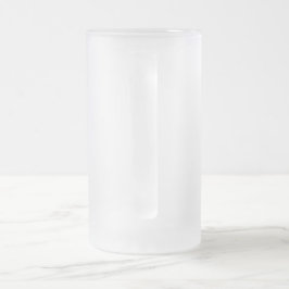 Mattierte Tasse aus Glas mit Abstraktem Swirl-Desi