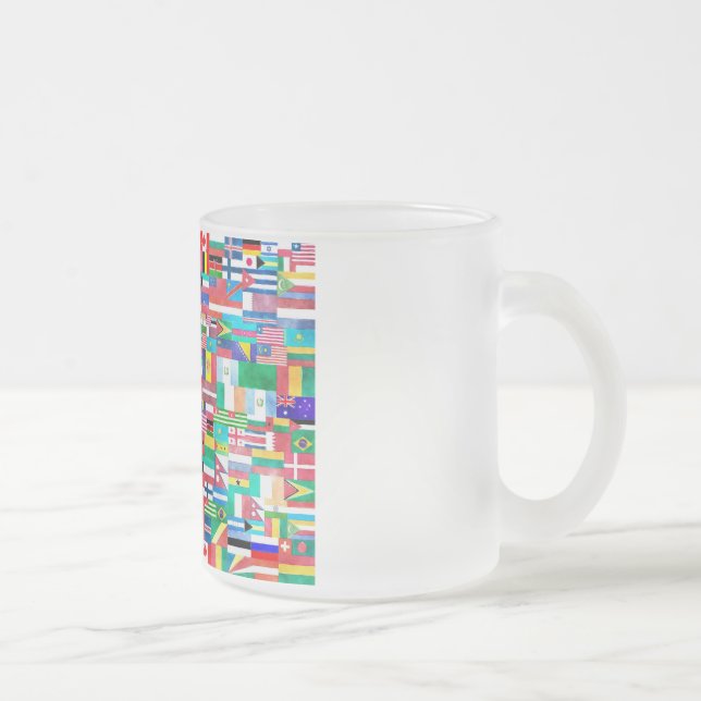 Mattierte Tasse aus Glasfaserkleim (Rechts)