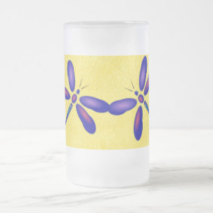 Mattierte Tasse der digitalen Libelle