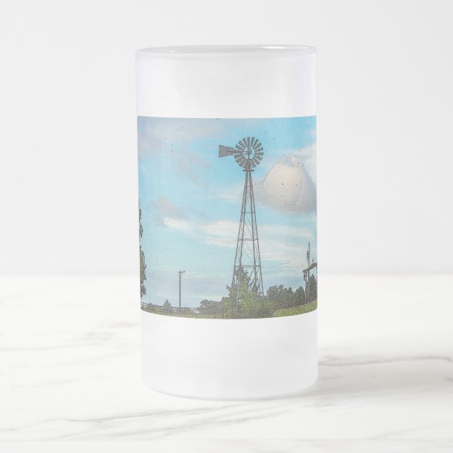 Mattierte Tasse der Windmühle Bird Flock (Mittel)