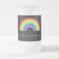 Mattierte Tasse des Regenbogens