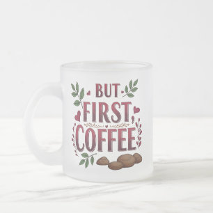 Mattierte Tasse für Kaffeeliebhaber