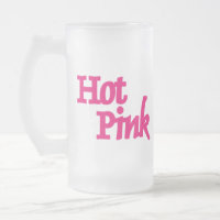 Mattierte Tasse in Hot Pink