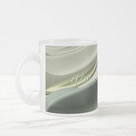 Mattierte Tasse in stilvoller Grafik