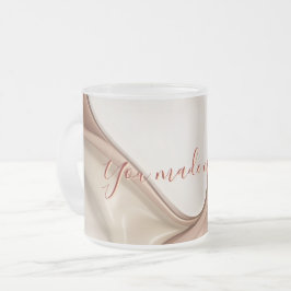 Mattierte Tasse in stilvoller Grafik