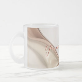 Mattierte Tasse in stilvoller Grafik