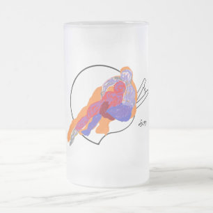 Mattierte Tasse: Sieg Mattglas Bierglas