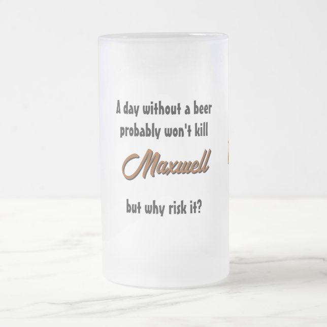 Mattierte Tasse von Hühnerbier (Mittel)