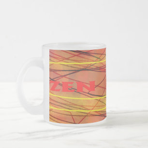 Mattierte Tasse von Zen-Rotdraht