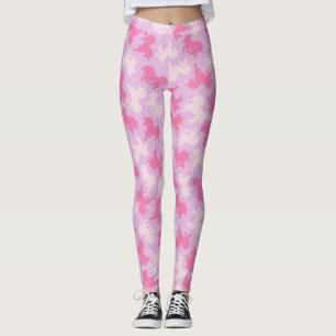 Mattierte Unicorn-Plätzchen auf lila Leggings
