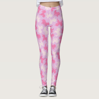 Mattierte Unicorn-Plätzchen auf lila Leggings