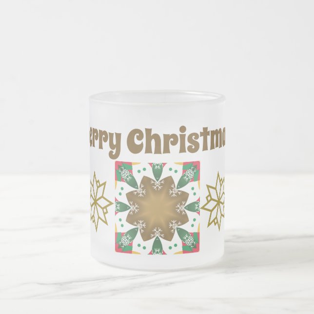 Mattierte Weihnachtsfeier Tasse ❄️ Feiertag Feierl (Mittel)