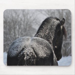 Mattierter friesischer Hintern Mousepad