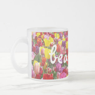 mattierter Glasfrühling Tassen der schönen