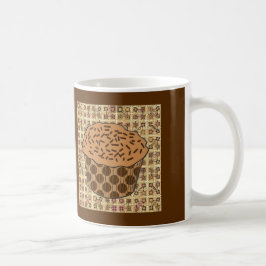 Mattierter Karamellkuchen mit Sprinklen Kaffeetasse