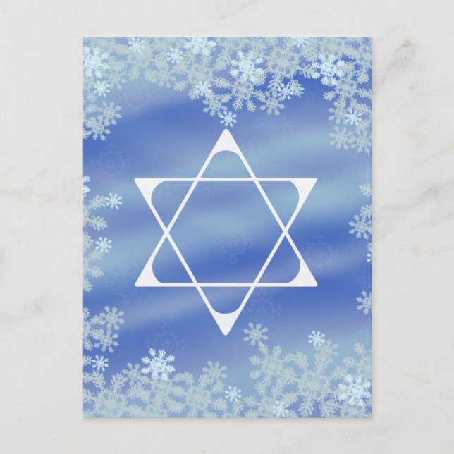 Mattierter Star Postkarte (Vorderseite)