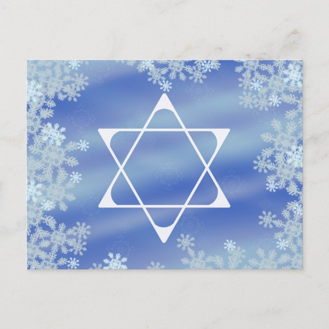 Mattierter Star Postkarte (Vorderseite)