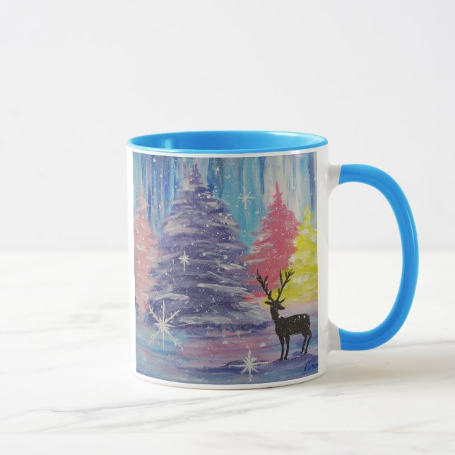 Mattierter Winter Tasse (Rechts)
