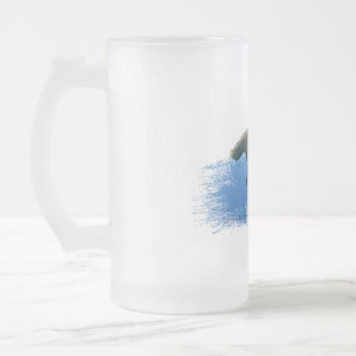 Mattiertes Bierglas des Hammerhai-Haifischs Mattglas Bierglas