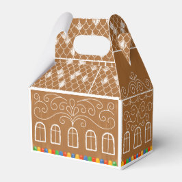 Mattiertes Candy Holiday Gingerbrot House Geschenkschachtel