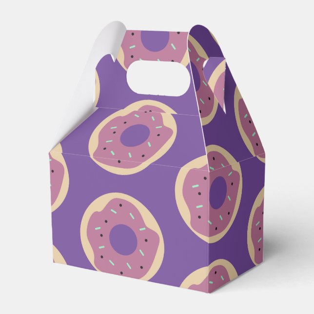 Mattiertes Donuts Halloween-Gastgeschenk Geschenkschachtel (Vorderseite)