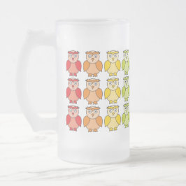 Mattiertes Glas - niedliches Mattglas Bierglas