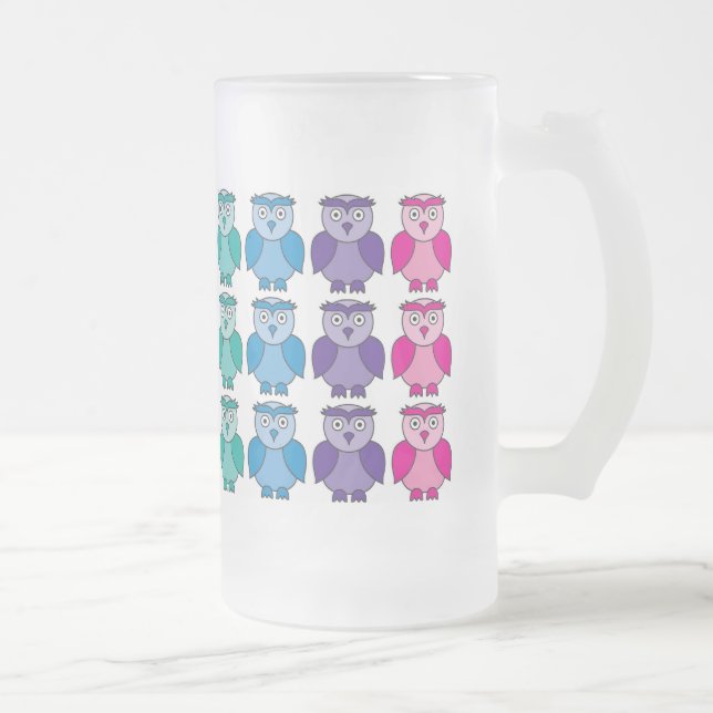 Mattiertes Glas - niedliches Mattglas Bierglas (Rechts)