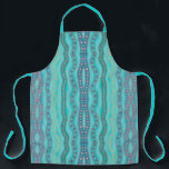 Mattiertes Planglas, Abstrakt Schürze<br><div class="desc">Große Schürze gedruckt mit Mattierter Abstrakter Mustervorlage von Dichroic Beach Glass Design Illustration von TheFabricSeal auf Zazzle #ZazzleMade https://www.zazzle.com/store/thefabricseal Das Repräsentieren von dichrotem Glas während des zeichnend ist besonders mit einer Küstenwasserwelle und den als Inspiration verwendeten Farben eine Menge Spaß. Es gibt viele Schichten, Punkte, Flecken, Pinsel und Streifen Streifen...</div>