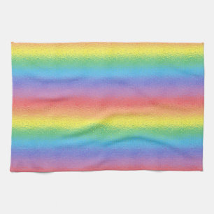 Mattiertes Regenbogen-Küchen-Tuch Geschirrtuch