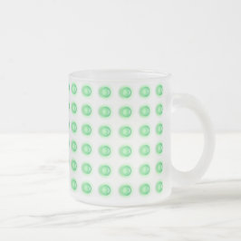 Mattiertes Tassen-Grün LED Mattglastasse