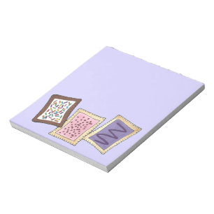 Mattiertes Toaster Konditorei Frühstück Konditorei Notizblock