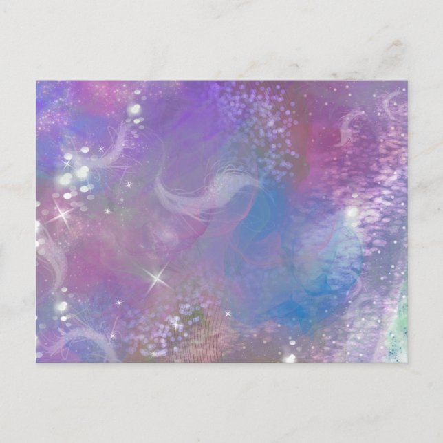 Mattiertes Träumen Feiertagspostkarte (Vorderseite)