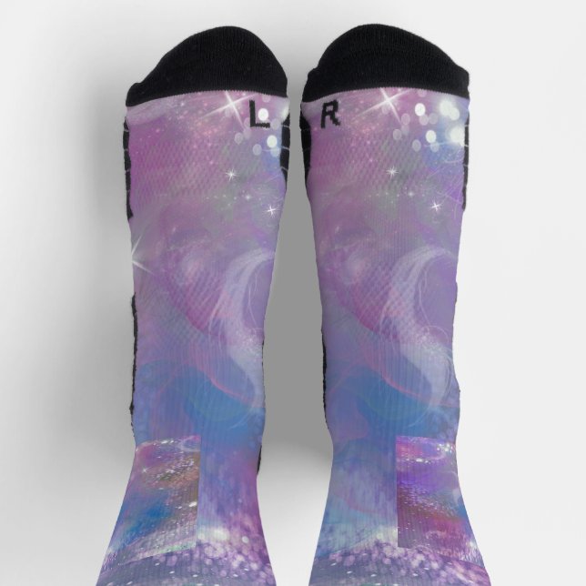Mattiertes Träumen Socken (Oben)