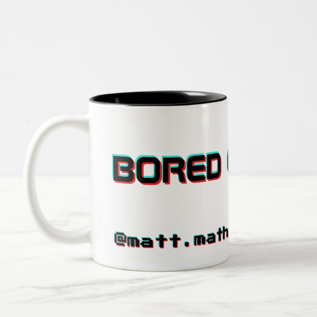 Mattmath Bored Engineer TikTok Mug (Gauche)