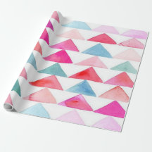 MattPackpapier, Pastell-Aquarell Dreiecke