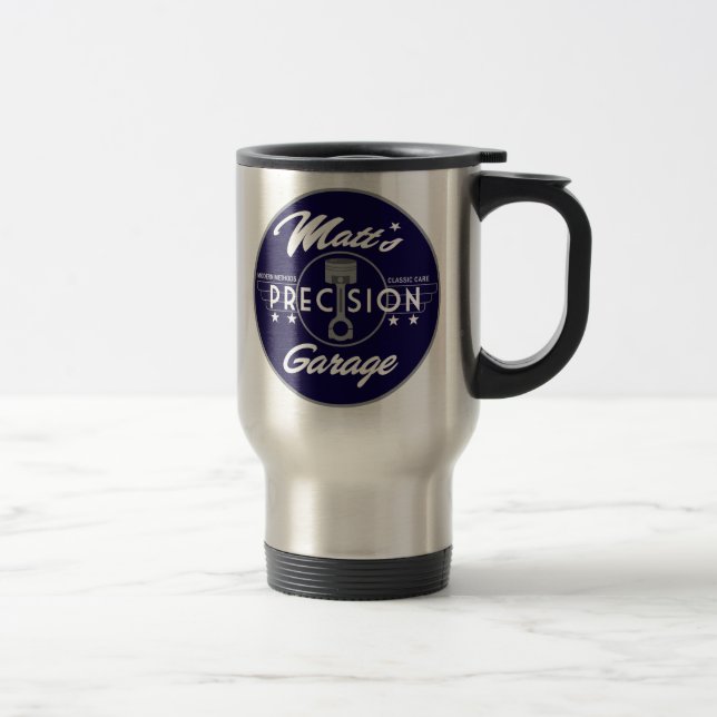 Matts Präzisions-Garagen-rostfreie Reise-Tasse Reisebecher (Rechts)