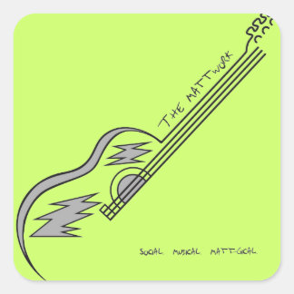 Mattwork Square Sticker