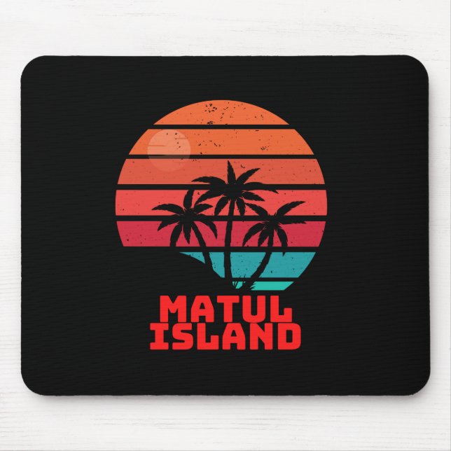 Matul Island Zombi Horror Movie Mousepad (Vorne)