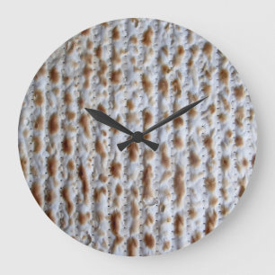 Matzah-Uhr - es ist Zeit für Passahfest Große Wanduhr