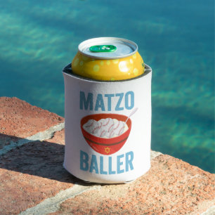 Matzo Baller Funny Baseball Hanukkah Holiday Gesch Dosenkühler