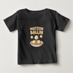 Matzo Baller Hanukkah Food Jüdische Kultur Baby T-shirt