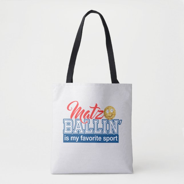 Matzo Ballin ist mein Lieblingssport - Passover-Ge Tasche (Vorderseite)